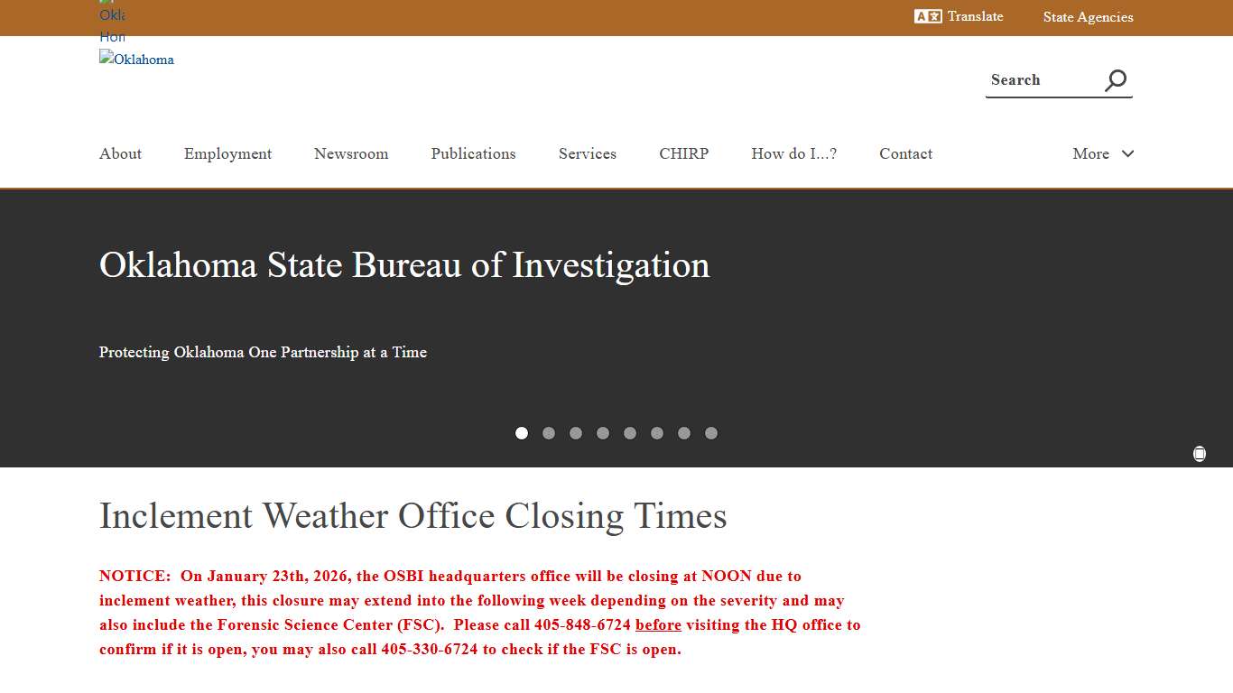 Oklahoma State Bureau of Investigation (308)